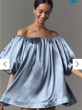 NWT Anthropologie Mare Mare Blue Dress